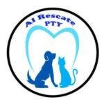 Logo de los rescatistas de mascotas "Al Rescate Panamá PTY"