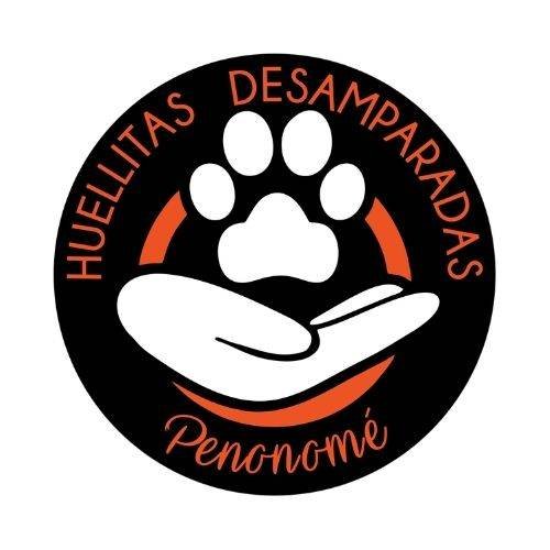 Logo de rescatita animal panameno llamado "huellitas desamparadas Penonomé".