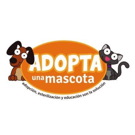 logo de Adopta una mascota guatemala. adopcion de perros guatemala