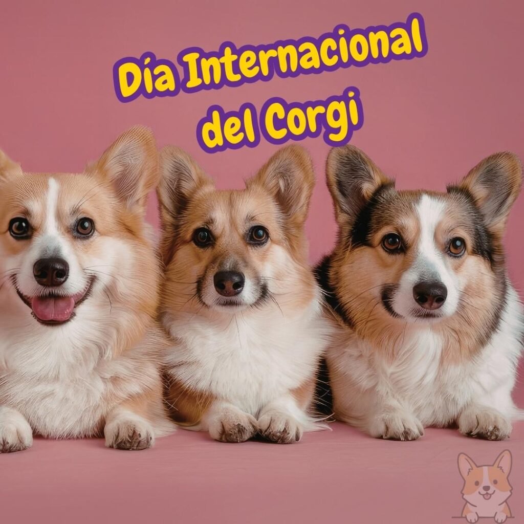 Día Internacional del Corgi celebrado el 4 de junio con un Pembroke Welsh Corgi sonriente