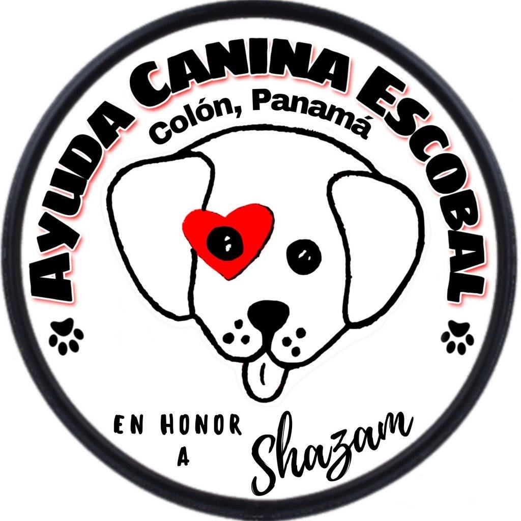 Logo de los rescatistas de mascotas panameños "Ayuda Canina Escobal"